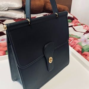 Coach Willis Top Handle Black